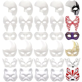 Foto 1 | Foto 1 | Art Masks Nicunom Paper Maché Paquete De 30 Unidades Para Pintar Tú Mismo - Venta Internacional.