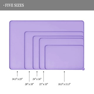 Foto 2 | Foto 2 | Alfombrilla De Alimentación Para Mascotas Reopet Impermeable Con Bordes Altos - Venta Internacional.