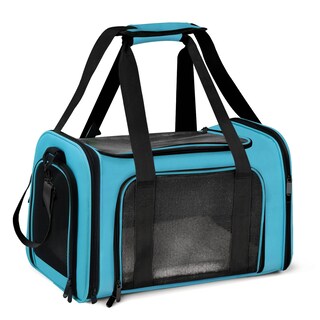 Foto 1 | Foto 1 | Transportín Para Mascotas Henkelion Para Gatos Y Cachorros De Hasta 7 Kg Color Azul - Venta Internacional.
