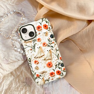 Foto 4 | Foto 4 | Funda Mainrenka Para Iphone 14 Plus Bonito Fantasma Floral A Prueba De Golpes - Venta Internacional.