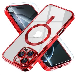 Foto 1 | Foto 1 | Funda Magnética Misea Para Iphone 16 Pro Max Roja De 6.9'' - Venta Internacional.