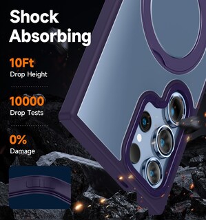 Foto 5 | Foto 5 | Funda Magnética Magic John Para Samsung Galaxy S22 Ultra Purple - Venta Internacional.