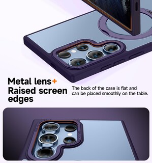 Foto 6 | Foto 6 | Funda Magnética Magic John Para Samsung Galaxy S22 Ultra Purple - Venta Internacional.