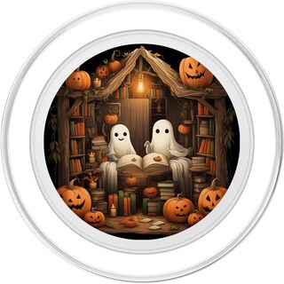 Foto 2 | Foto 2 | Popsockets Popgrip Para Magsafe Ghosts Leyendo Libros De Halloween - Venta Internacional.