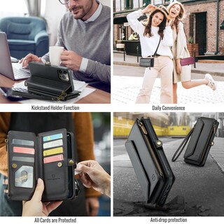 Foto 6 | Foto 6 | Funda Tipo Cartera Tipo Bandolera Compatible Con Iphone 12 Pro Max - Venta Internacional.