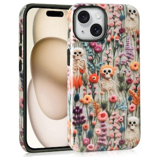 Foto 1 | Foto 1 | Funda Mainrenka Para Iphone 11 Diseño De Esqueleto Kawaii Diseño Floral A Prueba De Golpes - Venta Internacional.