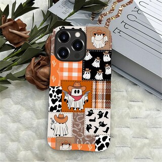 Foto 7 | Foto 7 | Funda De Teléfono Compatible Con Iphone 12 Pro Ghost Cowboy Patchwork - Venta Internacional.
