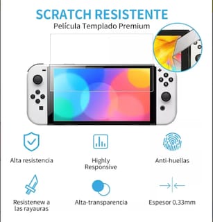 Foto 2 | Foto 2 | Kit De Estuche Y Accesorios Para Nintendo Switch Oled Paquete De Juegos Funda De Transporte Funda Protectora De Pantalla Funda