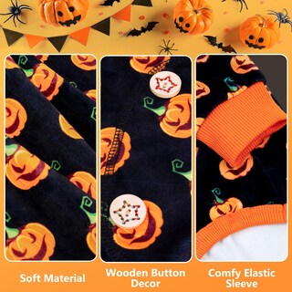 Foto 4 | Foto 4 | Pijama Para Perro Kyeese Disfraz Xxl De Terciopelo Y Calabaza Para Halloween - Venta Internacional.