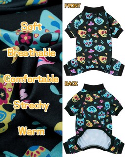 Foto 5 | Foto 5 | Pijama Xpudac Para Perro De Halloween Paquete De 4 Unidades Tamaño Pequeño Y Mediano - Venta Internacional.
