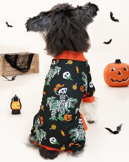 Foto 3 | Foto 3 | Pijama Para Perro Xpudac Paquete De 4 Unidades Halloween Tamaño Mediano Xl - Venta Internacional.
