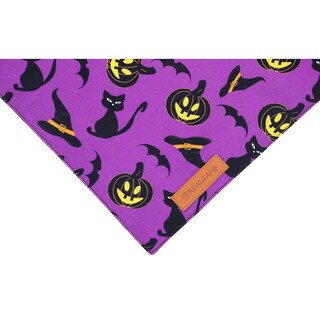 Foto 5 | Foto 5 | Pañuelos Para Perros Realeaf Halloween Paquete De 2 Pañuelos Con Forma De Calabaza Naranja - Venta Internacional.