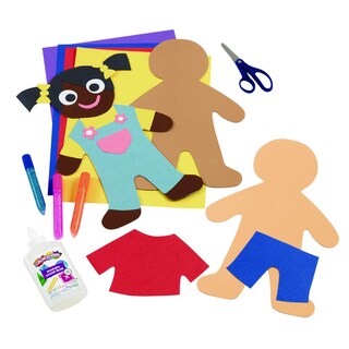 Foto 3 | Foto 3 | Set De Personas De Cartón Para Colorear Multicultural Big People - Venta Internacional.