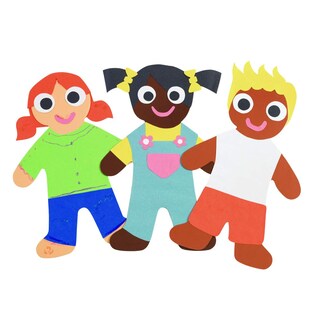 Foto 5 | Foto 5 | Set De Personas De Cartón Para Colorear Multicultural Big People - Venta Internacional.