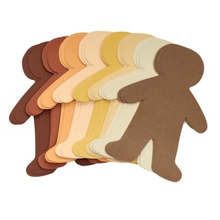 Foto 7 | Foto 7 | Set De Personas De Cartón Para Colorear Multicultural Big People - Venta Internacional.