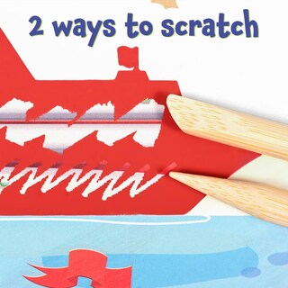 Foto 6 | Foto 6 | Magic Scratch Paper Ready 2 Learn Transport 10 Escenas Para Niños - Venta Internacional.
