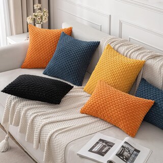 Foto 5 | Foto 5 | Fundas De Cojín Decorativas Miulee De 61 X 61 Cm Pana Suave - Venta Internacional.