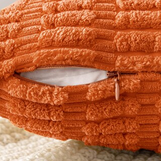 Foto 3 | Foto 3 | Funda De Almohada Miulee De Pana Naranja 45 X 45 Cm Paquete De 2 - Venta Internacional.