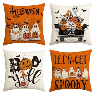 Foto 1 | Foto 1 | Fundas De Cojín Avoin Colorlife Halloween Ghost Boo Y'all - Venta Internacional.