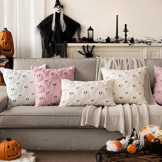 Foto 5 | Foto 5 | Fundas De Almohada Miulee Halloween Ghost Bordadas En 3d De 45 X 45 Cm - Venta Internacional.