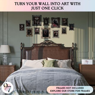 Foto 3 | Foto 3 | Wall Art 97 Decor Romántico Gótico Susurros De La Eternidad 8 X 10 - Venta Internacional.