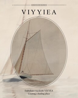 Foto 4 | Foto 4 | Lienzo Decorativo Viyyiea Diseño De Velero Blanco 28 X 36 Cm - Venta Internacional.