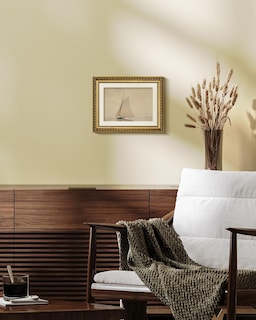 Foto 6 | Foto 6 | Lienzo Decorativo Viyyiea Diseño De Velero Blanco 28 X 36 Cm - Venta Internacional.