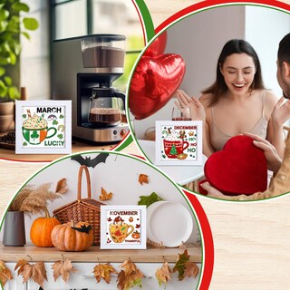 Foto 5 | Foto 5 | Kit De Pintura Con Diamantes Trandraft 5d Con Marco De 15 X 15 Cm De Temporada - Venta Internacional.