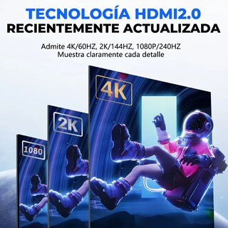 Foto 2 | Foto 2 | ''cable Hdmi 5 Metros 4k Blindado Uso Rudo De Alta Calidad ''