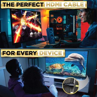 Foto 7 | Foto 7 | Cable Hdmi Powerbear 4k De Alta Velocidad De 10 Pies Con Conectores Dorados - Venta Internacional.