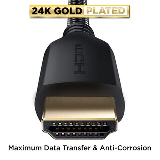 Foto 6 | Foto 6 | Cable Hdmi Powerbear 4k De 30 Pies De Alta Velocidad Con Conectores Dorados - Venta Internacional.