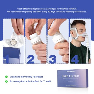 Foto 7 | Foto 7 | Cartuchos De Repuesto Hme Para Resmed Humidx Paquete De 12 - Venta Internacional.