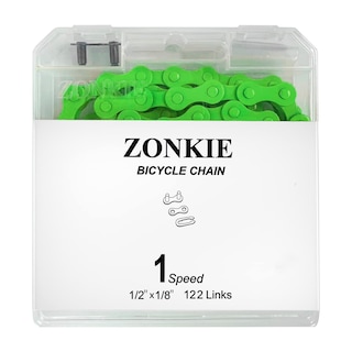 Foto 6 | Foto 6 | Cadena Para Bicicleta Zonkie De Una Sola Velocidad 1/2 X 1/8 Pulgadas 122 Eslabones - Venta Internacional.
