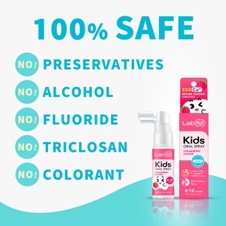 Foto 3 | Foto 3 | Set De Aerosol Oral Lab52 Kids Con Xilitol Fresa Y Vainilla - Venta Internacional.