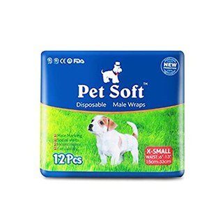 Foto 1 | Foto 1 | Pañales Para Perros Suaves Y Desechables Para Hombre 12 Unidades Talla Xs - Venta Internacional.