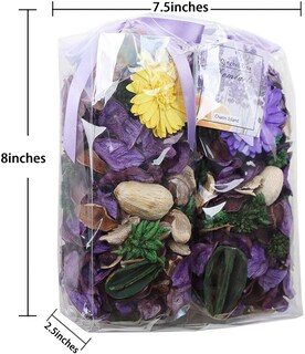 Foto 4 | Foto 4 | Bolsas De Popurrí Qingbei Rina Con Aroma A Lavanda Morada 250 Ml 2 - Venta Internacional.