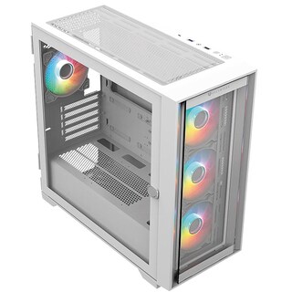 Foto 4 | Foto 4 | Gabinete Gamer Balam Rush Carbono 8000 M-atx 4 Fan Argb Usb-c Paneles Removibles Blanco Br-938785