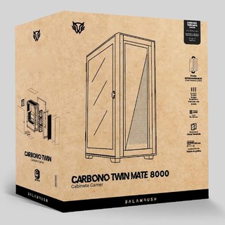 Foto 6 | Foto 6 | Gabinete Gamer Balam Rush Carbono 8000 M-atx 4 Fan Argb Usb-c Paneles Removibles Negro Br-938778