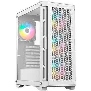 Foto 2 | Foto 2 | Gabinete Gamer Balam Rush Carbono 5000 Atx 4 Fan Argb Usb-c Paneles Removibles Blanco Br-938846