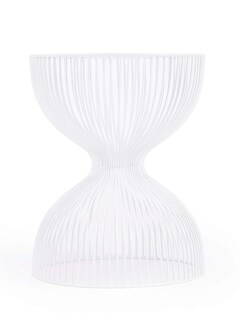 Foto 2 | Foto 2 | Mesa Auxiliar Offex De Aspecto Industrial  Metal Ligero  Blanco - Venta Internacional.
