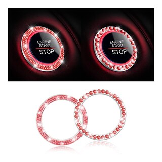 Foto 1 | Foto 1 | Pegatinas De Cristal Con Diamantes De Imitación Para Coche  Diseño De Motor  Color Rojo - Venta Internacional.