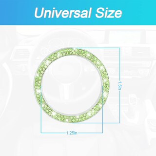Foto 2 | Foto 2 | Calcomanías Aukepo Para El Anillo De Arranque Del Motor Con Diamantes De Imitación Para Coche - Venta Internacional.