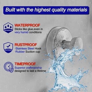 Foto 2 | Foto 2 | Ganchos Con Ventosa Bntuk Para Ducha Baño Y Ventana Paquete De 4 - Venta Internacional.