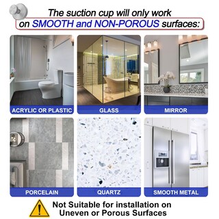 Foto 5 | Foto 5 | Ganchos Con Ventosa Bntuk Para Ducha Baño Y Ventana Paquete De 4 - Venta Internacional.
