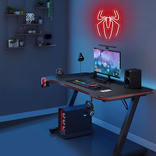 Foto 7 | Foto 7 | Letrero De Neón Con Forma De Araña Para Decoración De Habitación Led Con Alimentación Usb Rojo - Venta Internacional.