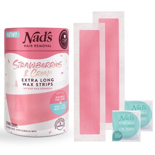 Foto 1 | Foto 1 | Kit De Depilación Nad's Tiras De Cera Corporal Extralargas Para Mujer - Venta Internacional.