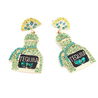 Foto 7 | Foto 7 | Pendientes Colgantes Con Forma De Botella De Tequila Choice Of All Para Fiesta Navideña - Venta Internacional.