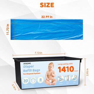 Foto 6 | Foto 6 | Bolsas De Recambio Para Pañales Compatibles Con Aykeme Genie Easy Roll - Venta Internacional.