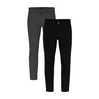 Foto 1 | Foto 1 | Paquete De 2 Pantalones Holstone Slim Fit Chino De Gabardina Para Hombre