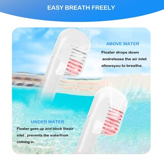 Foto 4 | Foto 4 | Máscara De Esnórquel Aiscrofa Para Niños Cara Completa 180° Vista Hd Antivaho - Venta Internacional.